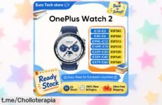 Impresionante reloj inteligente OnePlus 2 con batería de 100 horas y cristal de zafiro a un precio descabellado, ¡no te pierdas esta oportunidad única para cuidar tu salud!