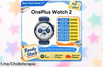 Impresionante reloj inteligente OnePlus 2 con batería de 100 horas y cristal de zafiro a un precio descabellado, ¡no te pierdas esta oportunidad única para cuidar tu salud!