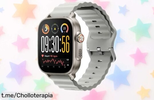 Impresionante reloj inteligente Realme Watch 5 con pantalla AMOLED y GPS independiente: rebajado, ¡una oportunidad que no podrás dejar escapar para mantenerte activo!