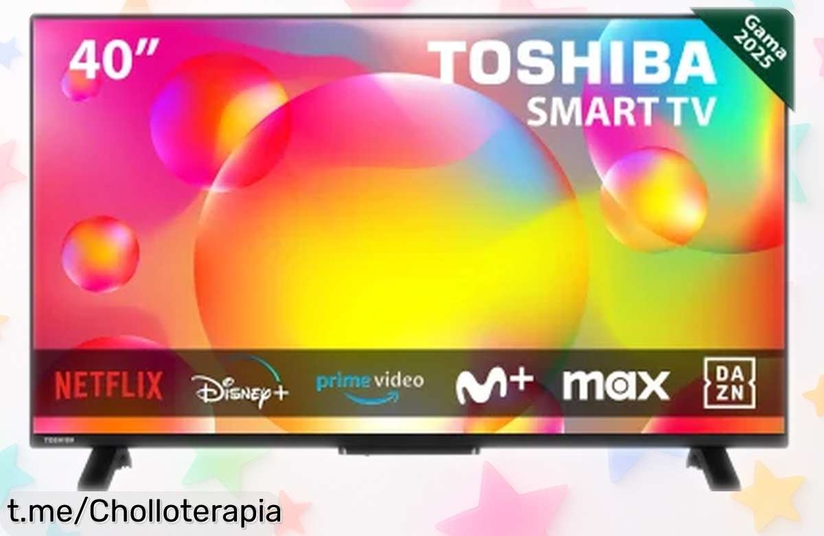 Impresionante televisor LED de 40 pulgadas Toshiba con Full HD y sonido Dolby a un precio increíble, perfecto para disfrutar tus pelis con calidad ¡no te lo pierdas!