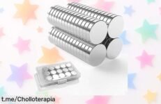 Impresionantes imanes de neodimio LISOPO: el chollo que no puedes dejar pasar para tener todo en su lugar y organizar tu vida sin esfuerzo. ¡Hazte con ellos ahora!