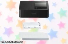Impresora fotográfica portátil Canon SELPHY CP1500 con 54 hojas y función WiFi, a precio loco: captura tus mejores momentos en papel ¡hazlo ya!