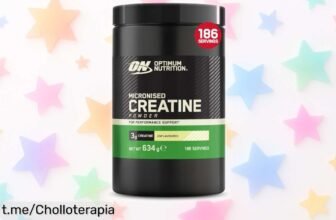 Impulsa tu energía con la creatina monohidrato micronizada de Optimum Nutrition, a un precio de escándalo que no querrás dejar escapar. ¡Aumenta tu fuerza hoy mismo!