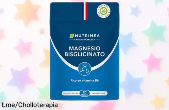 Impulsa tu energía y bienestar con magnesio bisglicinato vegano, una oferta increíble que no querrás dejar pasar. ¡Cuida de ti mismo antes de que se agote!