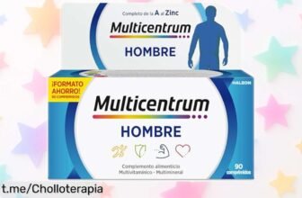 Impulsa tu energía y defensas con Multicentrum Hombre, pack de 90 comprimidos a un precio rebajado que no podrás dejar escapar ¡Siente la fuerza en cada día!