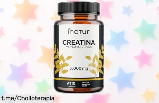 Impulsa tu fuerza al máximo con creatina monohidratada vegana: 110 cápsulas de puro rendimiento a precio loco, ¡siente el cambio en cada entrenamiento!
