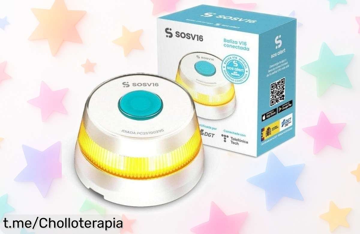Increíble baliza SOSV16 GPS con LED homologada por la DGT: ¡te ven a 1 km y tiene una batería que dura 12 años! Aprovecha este precio imposible, siente la seguridad en cada viaje.