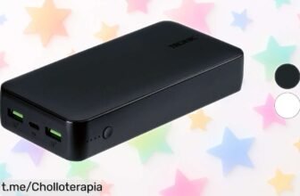 Increíble batería externa TRONIC de 20000 mAh a precio regalado, ¡sal sin miedo a quedarte sin carga y disfruta cada momento!