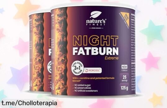 Increíble bebida en polvo nocturna Nature's Finest Night Burn Extreme, ¡con Morosil y valeriana a un precio de locura! Dale a tus noches el toque que necesitan y despierta renovado.