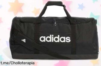 Increíble bolsa de deporte adidas Essentials Linear con bolsillos seguros a un precio que te dejará boquiabierto, ¡no te quedes sin la tuya y prepara para triunfar!