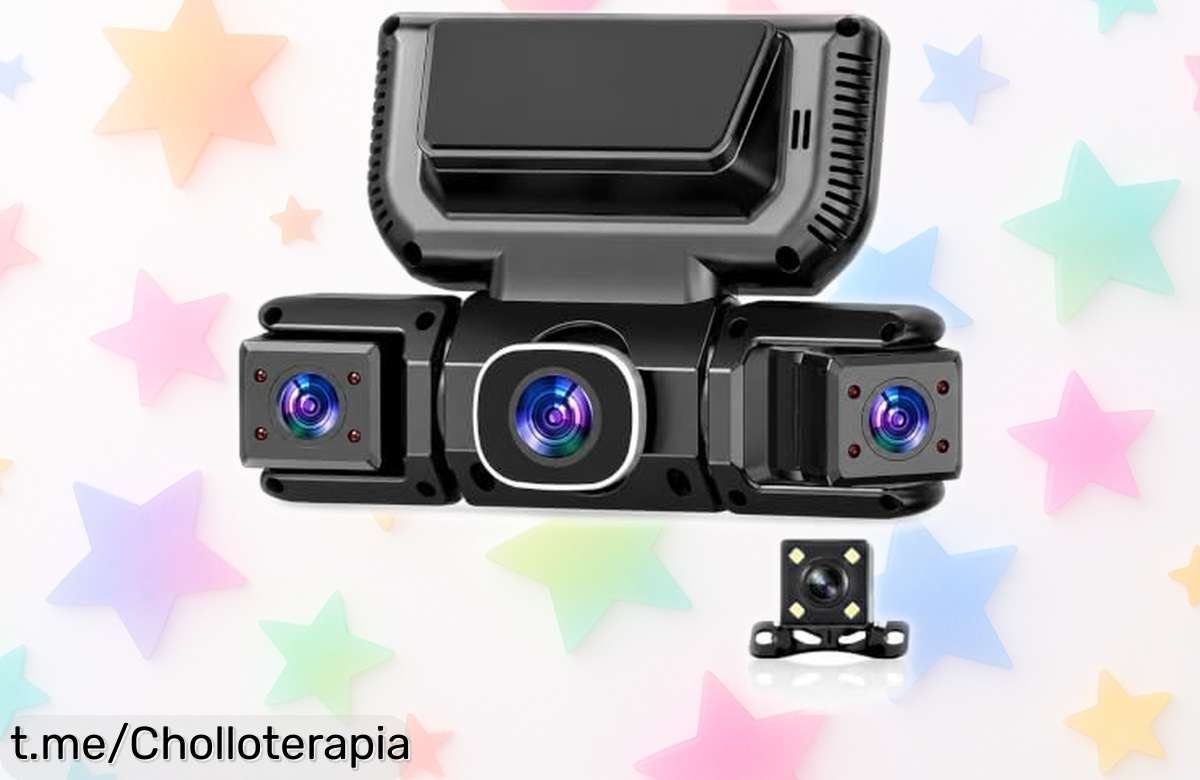 Increíble cámara de salpicadero Carvid: graba 4 ángulos, visión nocturna y GPS, ¡precio rebajado que no puedes dejar escapar! Seguridad y tranquilidad al volante en un solo clic.