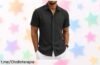 Increíble camisa de manga corta COOFANDY 100% algodón, ¡rebajada a un precio loco! Luzca fresco y con estilo en cada ocasión. La moda que nunca fue tan asequible para ti.