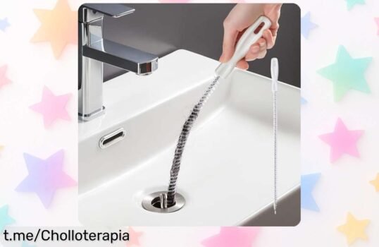 Increíble cepillo removedor de obstrucciones para fregaderos y desagües a un precio rebajado que te hará olvidar la suciedad, ¡no dejes pasar esta oportunidad y haz tu casa brillar!
