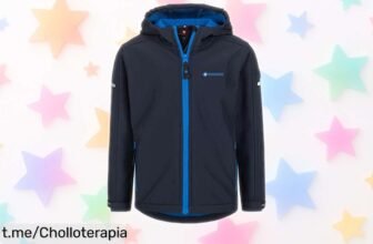 Increíble chaqueta softshell Höhenhorn 41G3 para niños ¡protección contra el viento y abrigo total a un precio chulísimo que no podrás dejar escapar!