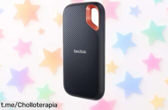 Increíble disco duro SSD portátil SanDisk Extreme 1TB a precio loco, ¡rápido y resistente! Tu memoria siempre segura y lista para llevarte grandes momentos.