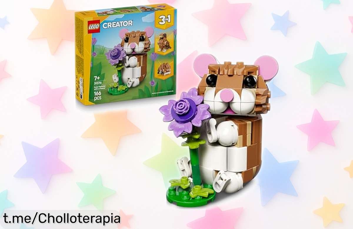Increíble kit LEGO Creator 3 en 1 para construir un hámster y mucho más ¡Aprovecha este precio loco que hará volar tu imaginación, no te lo pierdas!