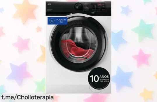 Increíble lavadora AEG LFE6D94O4B, ¡revoluciona tu colada con 9 kg de capacidad y precio de escándalo antes que se agote! Deja tu ropa lista en un instante y sonríe al verla brillante.
