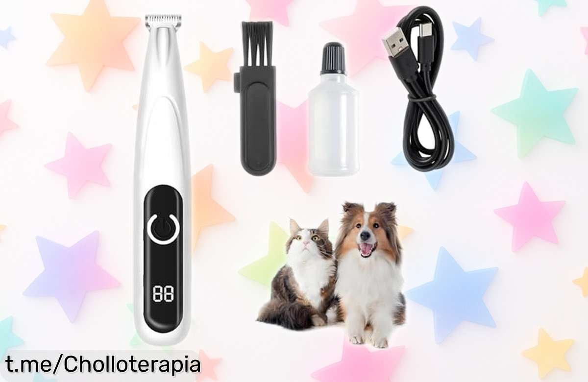 Increíble máquina cortapelos para perros Xynovate, ¡ofertón súper silencioso y ligero que hará grooming rápido y sin estrés! No dejes pasar esta oportunidad única de mimar a tu peludo.
