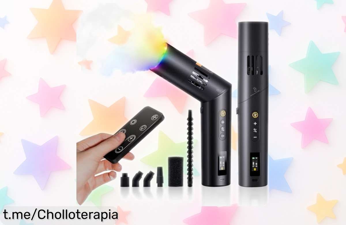 Increíble máquina de humo portátil Rollei Smoke Master Pro RGB, ¡ofertón que devolverá la vida a tus fotos y fiestas como nunca antes!