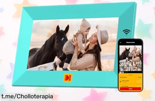 Increíble marco digital KODAK de 7 pulgadas con WiFi y 32 GB, ¡un chollo que hará brillar tus recuerdos para siempre! ¡Aprovecha esta oferta y llénate de emociones ahora mismo!