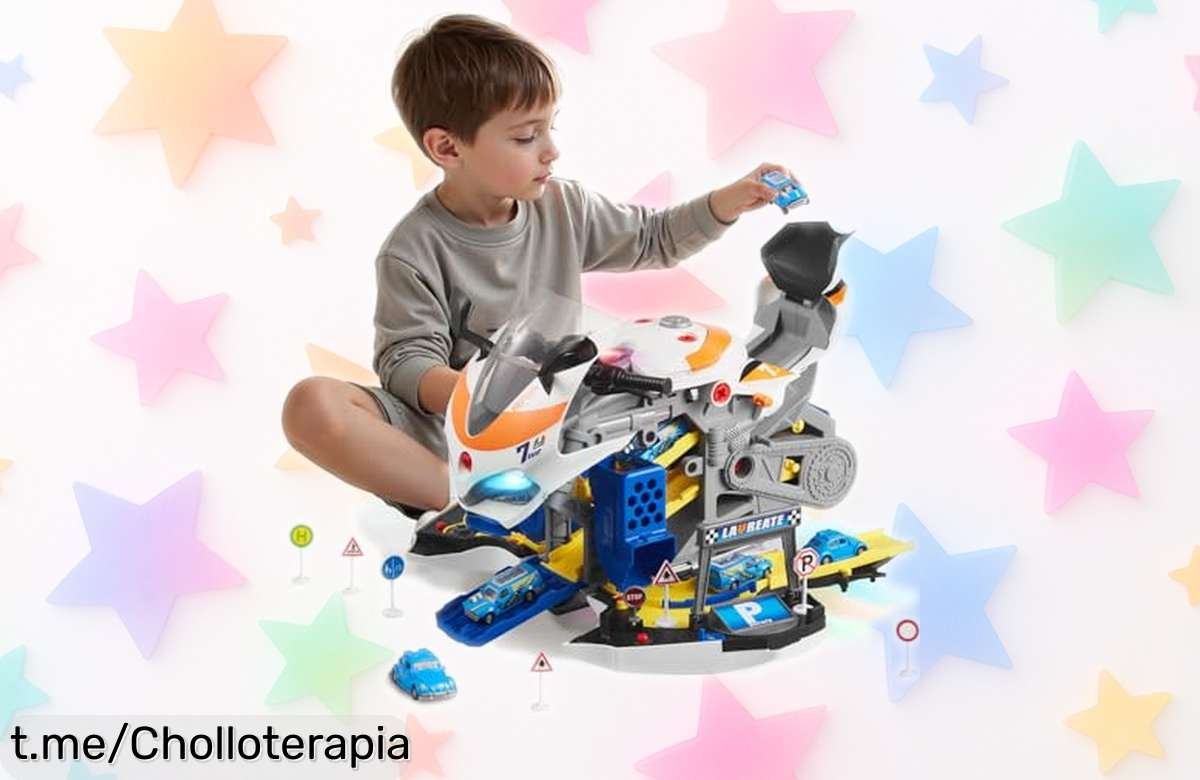 Increíble moto de juguete VEVOR: ¡25 piezas, herramientas y sonido en un set que hará volar la imaginación de tus peques a un precio de escándalo!