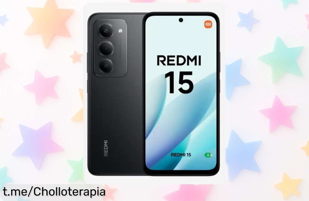 Increíble móvil Xiaomi Redmi 15 con batería gigante, pantalla fluida y cámara de 50MP a precio de risa. ¡No te quedes sin el tuyo, la oferta no dura!