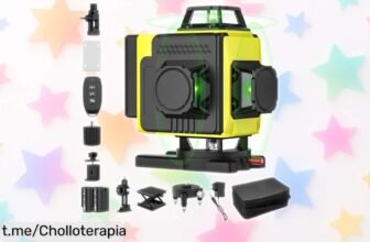 Increíble nivel láser autonivelante 360° con control remoto de última generación, precisión total y facilidad única a un precio rebajado que no podrás dejar pasar.