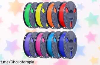 Increíble pack de 8 rollos de filamento PLA+ SUNLU a un precio reventado que hará volar tu creatividad en impresiones 3D, no te lo puedes perder.