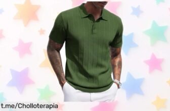 Increíble polo básico para hombre de COOFANDY, fresco y con estilo; ¡aprovecha este ofertón que no puedes dejar escapar!