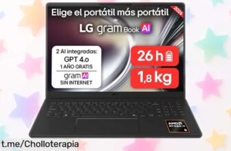 Increíble portátil superligero LG gram 16UD55U con Ryzen AI a precio regalado, potente y rápido como un rayo: ¡aprovecha esta oportunidad antes de que se acabe!