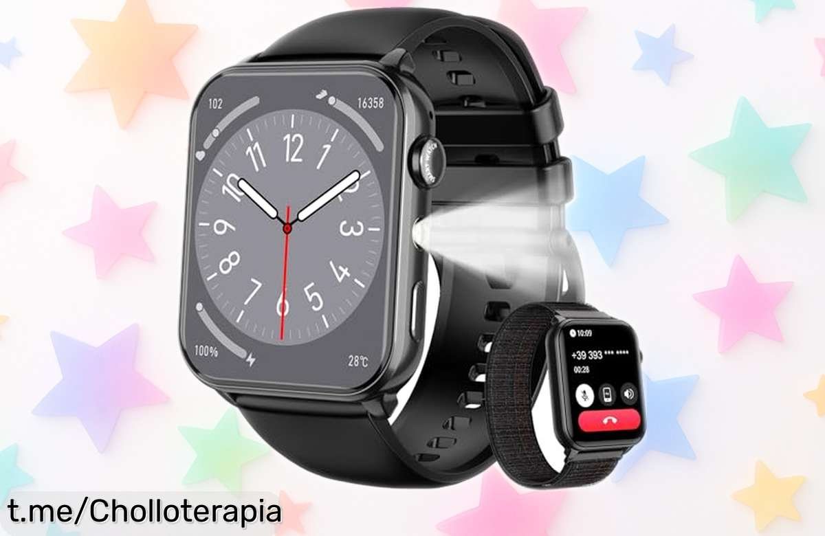 Increíble reloj inteligente con llamada en la muñeca y 110 modos deportivos a un precio nunca visto, ¡no dejes pasar este chollo que hará tus días más activos!