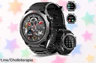 Increíble reloj inteligente unisex con pantalla HD que te permite estar conectado en todo momento, ¡hazlo tuyo ahora a un precio loco que no podrás creer!