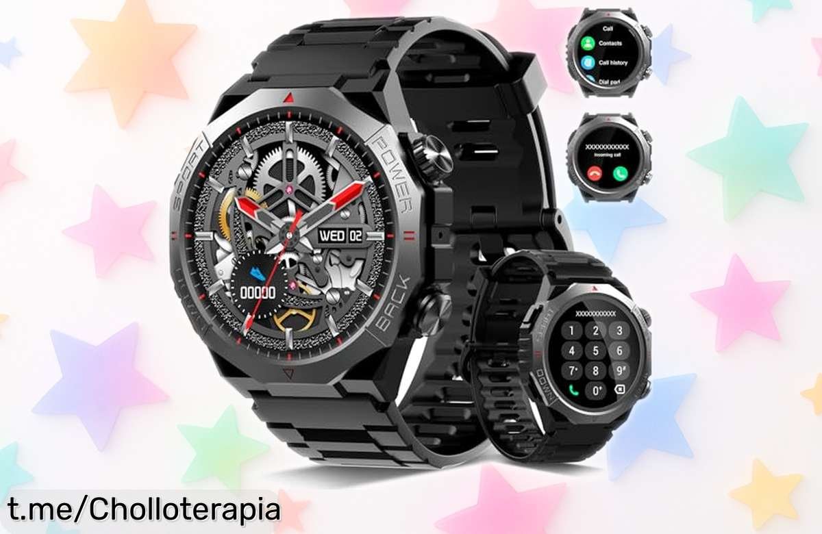 Increíble reloj inteligente unisex con pantalla HD que te permite estar conectado en todo momento, ¡hazlo tuyo ahora a un precio loco que no podrás creer!
