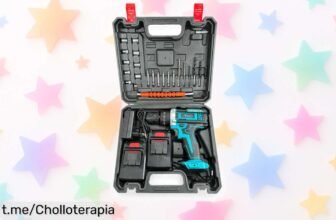 Increíble set de taladro percutor inalámbrico Don Feliz, ¡rebajado a un precio loco! No dejes pasar esta oportunidad de llevarte potencia y calidad a casa.