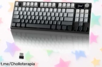 Increíble teclado gaming VGN GAMEPOWER con pantalla inteligente y controles al vuelo, un ofertón que no se ve a menudo ¡Hazte ya con el tuyo antes de que vuele!