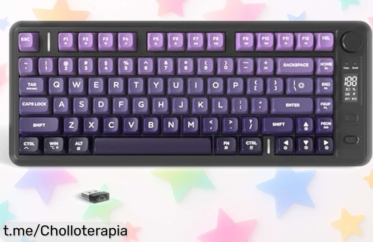 Increíble teclado inalámbrico gaming ZIYOU LANG M75 con retroiluminación arcoíris y funciones impresionantes a precio rebajado, ¡no dejes pasar este chollazo para tu setup!