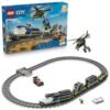 Increíble tren de policía teledirigido LEGO City con helicóptero y 6 minifiguras: ¡diversión asegurada a un precio regalado por tiempo limitado!