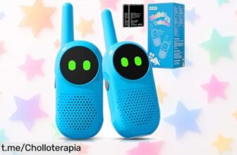 Increíble walkie talkie NXGKET para niños, recargable y con alcance de hasta 1000 metros. ¡Regala diversión al aire libre con este chollo que llega en el momento perfecto!
