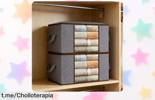 Increíbles bolsas de almacenaje de 90 litros que transforman tu armario pequeño y te llenan de espacio, ¡hazte con ellas ahora a un precio regalado!
