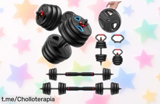 Juego completo de pesas ajustables FeierDun 1040kg: ¡entrena como un pro en casa y aprovecha este precio de escándalo! Tu momento es ahora, no lo dejes pasar.
