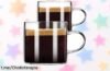 Juego de 2 tazas de café expreso en vidrio resistente, elegancia y regalo ideal a un precio que te hará sonreír. ¡No dejes pasar esta oportunidad única!