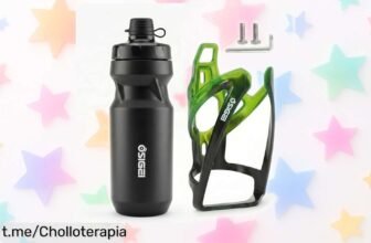 Juego de portabidones para bici con botella de 610 ml, ultraligero y de carbono a un precio irreal que querrás llevarte ¡aprovecha esta oportunidad única antes de que se agote!