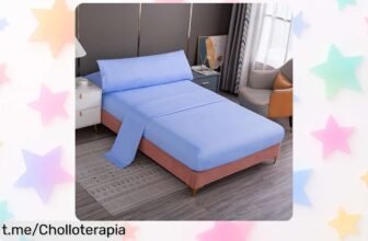 Juego de sábanas Meishida 3 piezas a un precio increíble, ¡colores perfectos para tu hogar! No te pierdas este super chollo que hará lucir tu cama como nunca.