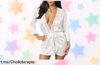 Kimono de satén con encaje Gatamiau, elegante y versátil ¡ofertón a un precio que no cuadra! No te quedes sin el tuyo y sácale el máximo partido a tus momentos en casa.