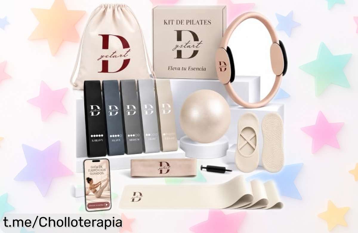 Kit completo de Pilates para casa: disfruta el entrenamiento total con bandas, aro y pelotas a un precio loco que no querrás dejar pasar. ¡Hazlo tuyo antes de que se acabe!