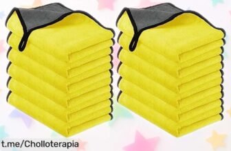 La revolución en la limpieza del coche: paquete de 12 paños URAQT absorbentes a un precio loco, ¡no dejes pasar esta oportunidad que te hará brillar!