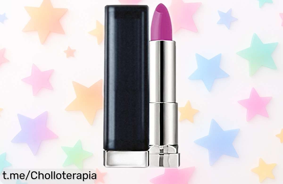 Labial mate Maybelline Color Sensational: color intenso y textura cremosa a un precio de ganga. Aprovecha esta oferta única para lucir unos labios irresistibles ¡ya!