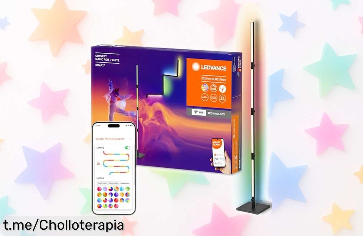 Lámpara LEDVANCE SMART+ WIFI que podrás controlar con tu voz y móvil, ¡ofertón por un precio loco! Ilumina tus momentos y dale vida a tu hogar ahora mismo.