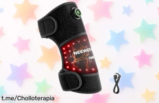 Lámpara de luz roja inalámbrica Neewer Basics YD060 para aliviar el dolor: Chollo increíble con batería duradera y 3 modos ¡No te lo pierdas!