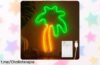 Lámpara de neón LED en forma de palmera que ilumina tu espacio como un auténtico paraíso tropical, ¡ofertón increíble que no puedes dejar pasar!